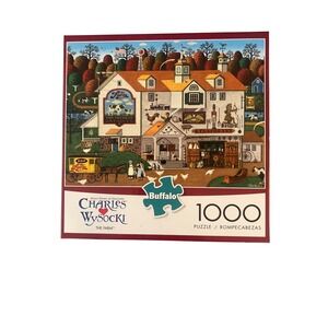 Buffalo Games Charles Wysocki The Farm 1000 Piece Jigsaw Puzzle Americana Art